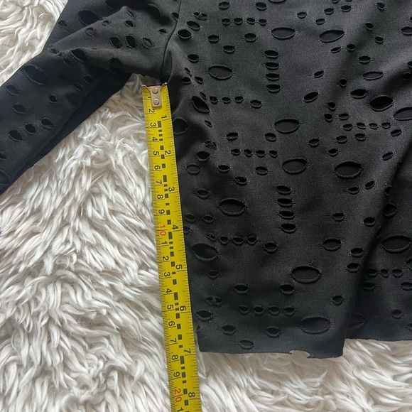 NWOT Black Princess Polly Mesh Long Sleeve - Picture 7 of 7